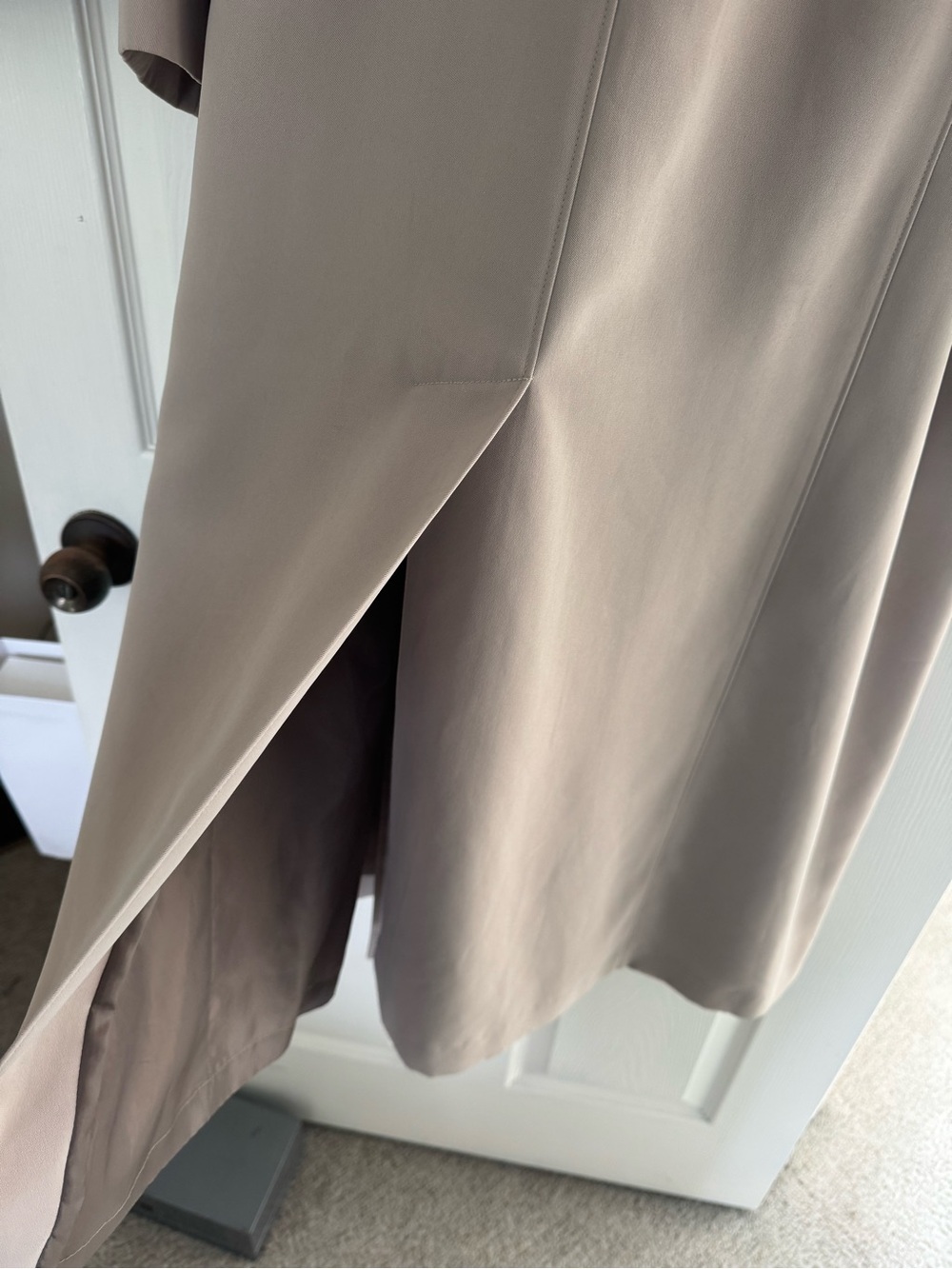 Gallery Taupe Trench Coat - Picture 6 of 12